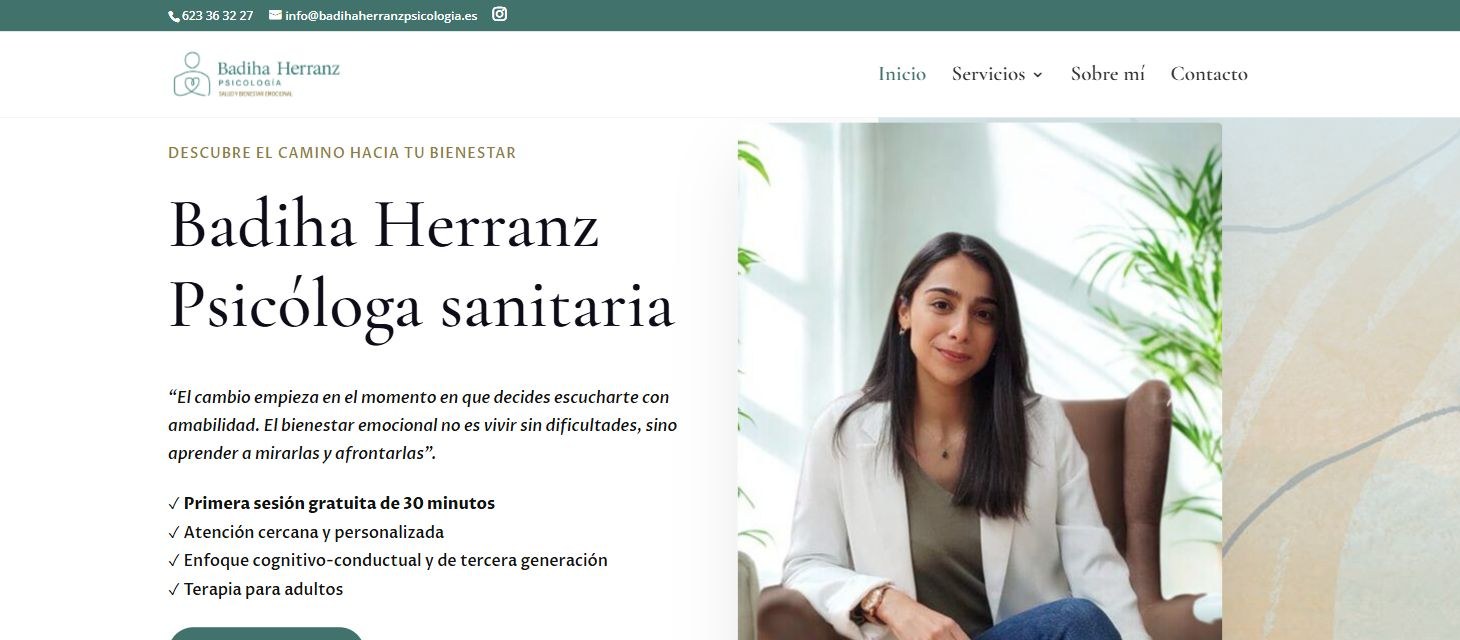 Proyecto web de Badiha Herranz Psicología