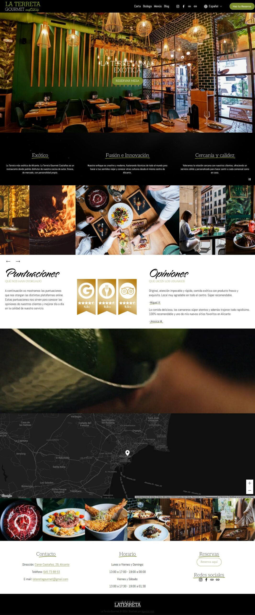 Página web de La Terreta Gourmet
